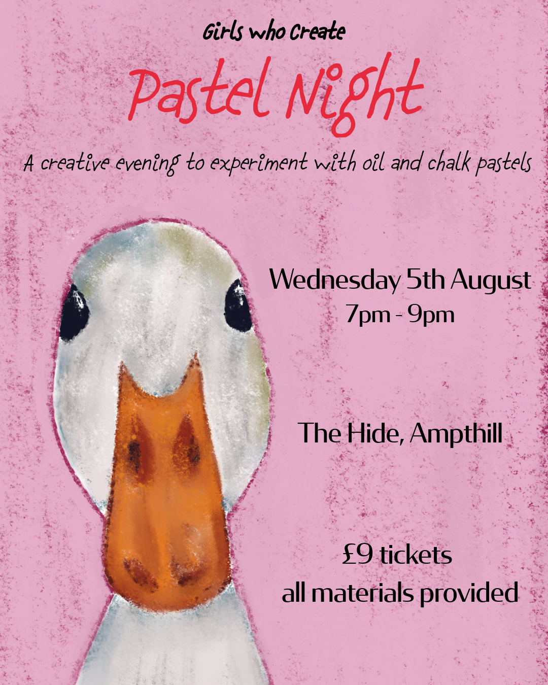 Pastel Night , The Hide - Wed 5th August