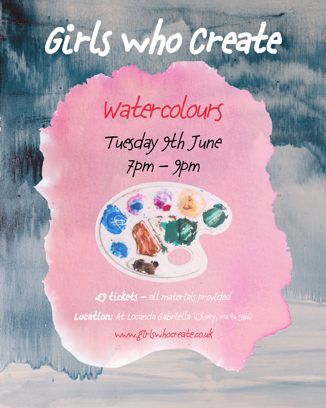Watercolours, Olney - Locanda Gabriella, 9th June