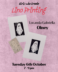 Tuesday 6th October - Lino Printing, Olney