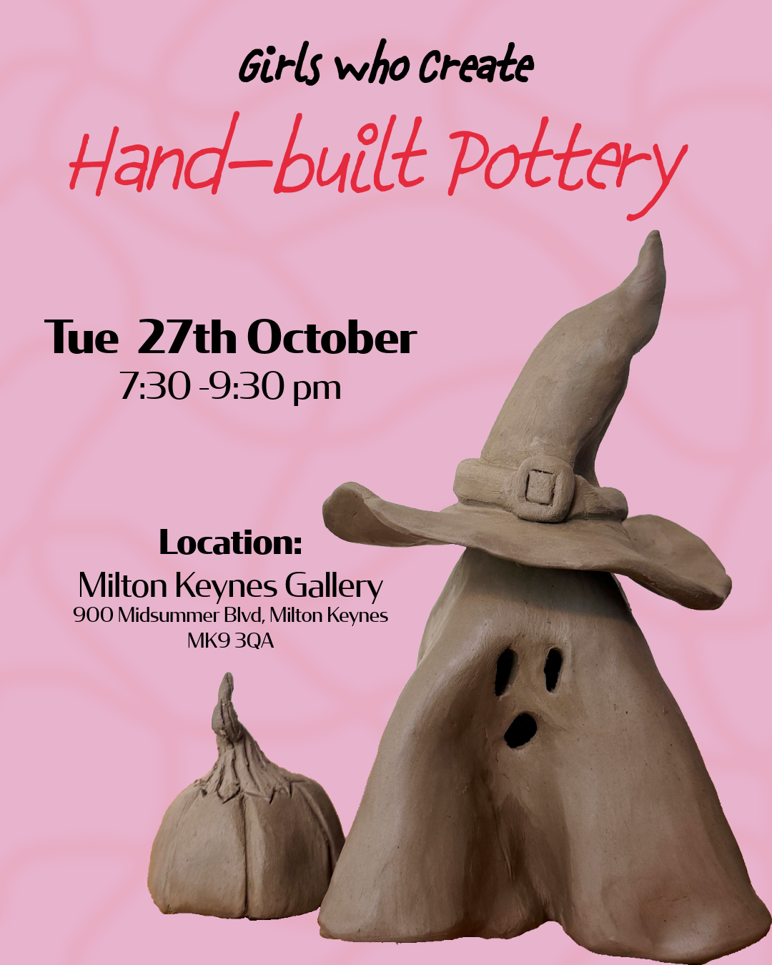 Tuesday 27th October - Pottery, MK Gallery
