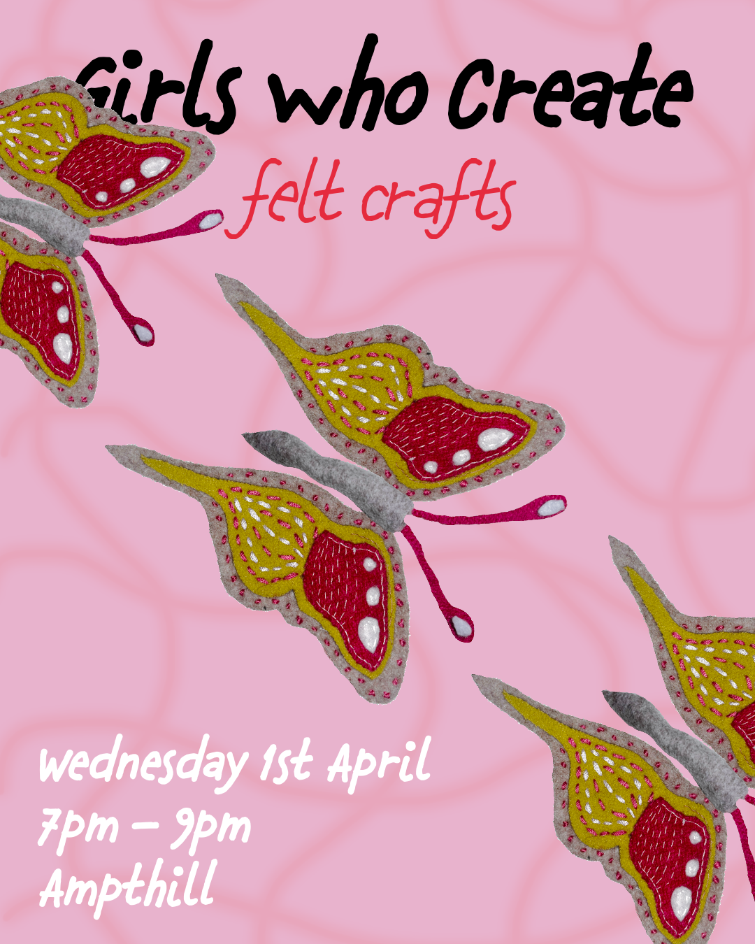 Felt Crafts, Ampthill - The Hide, 1st April