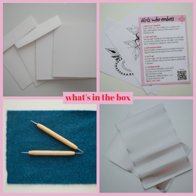 Metal embossing at home kit